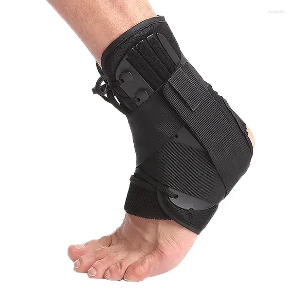 Support de cheville 1 pièce, attelle de sport réglable à lacets, sangles stabilisatrices pour entorse du pied, chaussettes de Compression, protection des manches