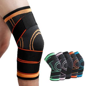 Soutien de la cheville 1 pièce de sport pour hommes Compression Genouillère Coussinets élastiques Équipement de conditionnement physique Volley-ball Basketball Vélo 230204