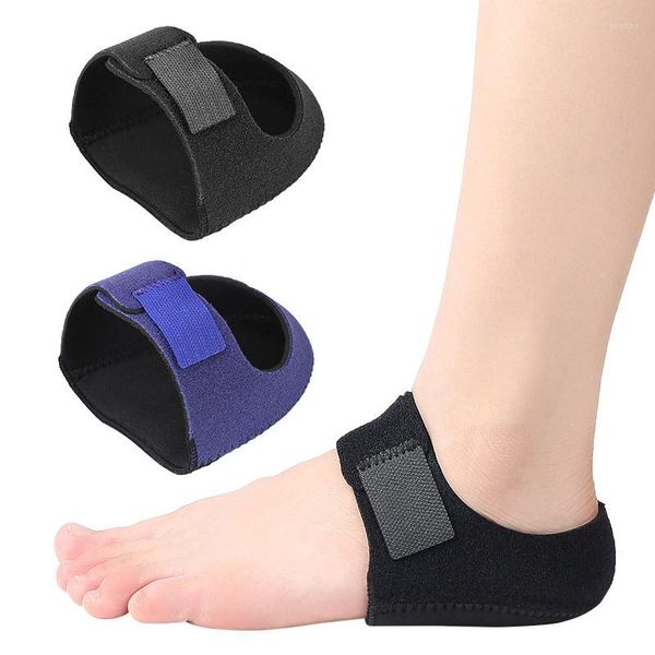 Soutien de la cheville 1 paire de tasses de Gel de coussin de talon pour la douleur fasciite plantaire coussinets grande douleur aux pieds tendinite réparation fissurée