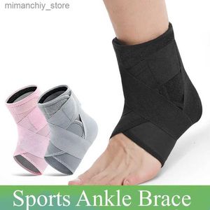 Ankle Support 1Pc Bandage Compression Sport Ank Brace Chaussettes Fitness Basketball Football Professionnel Anti Entorse Ank Seve Support Joint Q231124