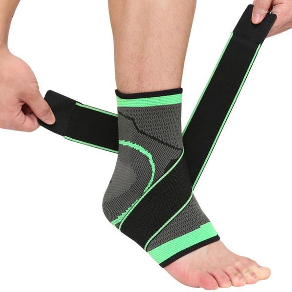 Soutien de la cheville 1 pièces protecteur de Bandage élastique pour Sport Gym orthèse avec sangle ceinture tendon d'achille retenue pied garde