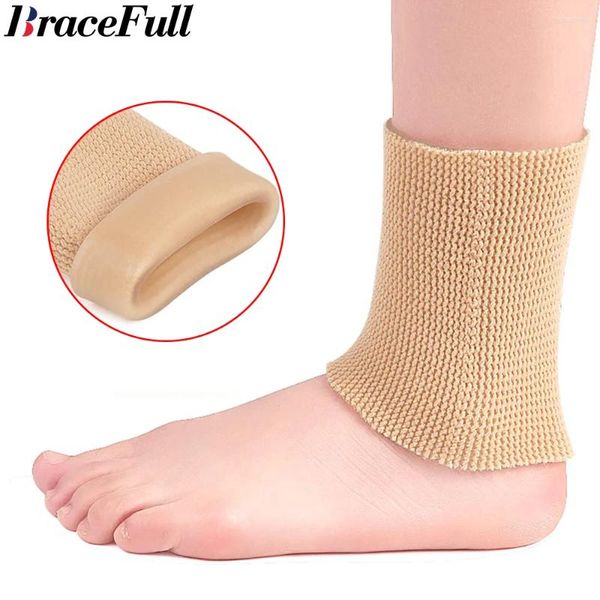 Support de cheville 1 pièces, manchons, attelle en Gel de Silicone, talon hydratant, chaussettes de Spa, soins infirmiers, Anti-séchage, Anti-fissure, coussinet de pied, protection du patinage, équitation à roulettes