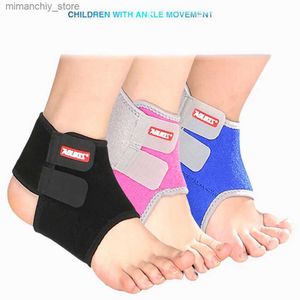 Ankle Support 2 pièces enfants Compression cheville soutien enfants sport Football Gym course Protection pied pansement élastique cheville orthèse garde Q231124