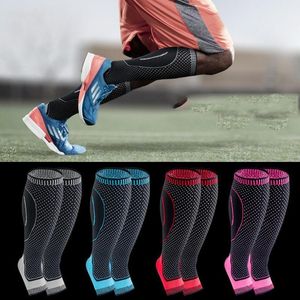Ankle Support 2Piece Sports Leg Compression Calf Sleeve Varicose Veins Basketball Running Football Protection Socks Open Toe