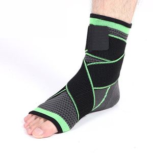 Enkelsteun 3D-geweven compressie Hoge elastische bandage Sportveiligheidsbeschermer Basketbal Voetbal Brace Guard Gym