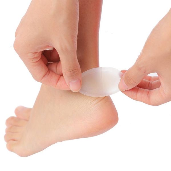 Soporte para el tobillo 5 uds, pegatinas para el talón de moda, Gel de silicona, adhesivo transparente, antidesgaste, ampollas para los pies, elimina los zapatos altos de las mujeres, cuidado de los pies