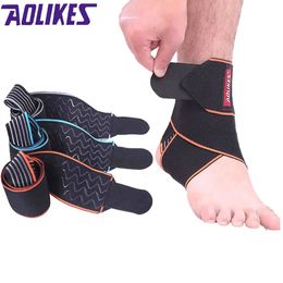 Support de cheville AOLIKES 1 pièce support de protection de pied support élastique veste de sport blessure à la course coussin de protection en spray 230329