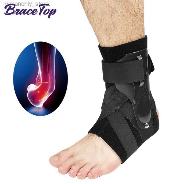 Ankle Support BraceTop 1 PC Ank Support Brace Bandage Pied Garde Protecteur Ajustable Ank Entorse Orthèse Stabilisateur Fasciite Plantaire Wrap Q231124