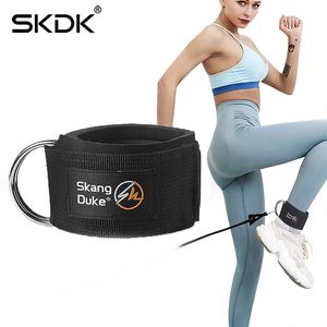 Support de cheville Équipement de fitness Gym Sangle de cheville Rembourré Double anneau en D Réglable Cheville Poids Jambe Formation Brace Support Sport Sécurité Abducteurs 230904