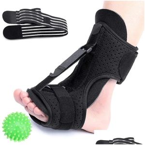 Apoyo para el tobillo Arco de pie Fascitis plantar Plantar Dorsal Noche Splema ortesis Estabilizador Dolor Alivio Ajustable Brace4875700 Drop de OTPVW