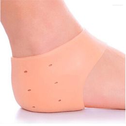 Support de cheville en Silicone, chaussettes de soins des pieds, Gel hydratant, talon fin avec trou fissuré, outil de protection de la peau des pieds