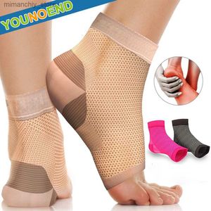 Soporte de tobillo Calcetines de compresión de tobillo deportivo con soporte de arco para correr Ciclismo Dolor de pie Reli Ank Hinchazón Fascitis plantar Q231124