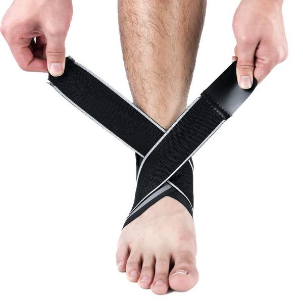 Soporte de tobillo Sports Brace Correa profesional Vendaje Baloncesto Fútbol Guardia ajustable Protectot Seguridad deportiva