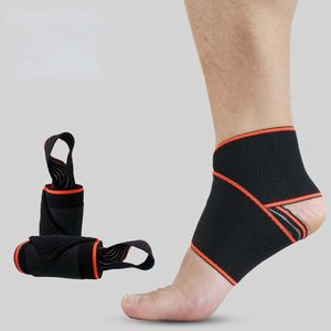 Soutien de la cheville Sports hommes et femmes enveloppés dans des bandages tricotés de basket-ball sous pression coussinets de pied de sport pour la protection des jambes P230523