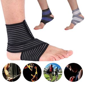 Soutien de la cheville Kit de souche sportive bandage de soutien bandage élastique gym sac de protection pour les pieds P230523