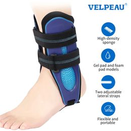 Support de cheville VELPEAU Étrier de cheville réglable pour fixer les pieds et remplacer le support d'attelle de cheville en gypse avec coussin en mousse ou en gel 231010