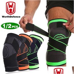 Enkle ondersteuning Worthdefence 12 PCS knie pads braces sport knipad mannen vrouwen voor artritis gewrichten beschermer fitness compressie mouw dhstq