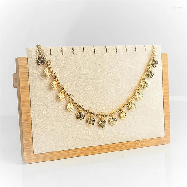Bracelets de cheville plaqué or 24 carats, pendentif fleur en Zircon recouvert, cadeau d'anniversaire pour femmes, bijoux à la mode