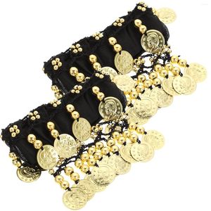 Bracelets de cheville 2 pièces Bracelet de cheville de danse du ventre bijoux de pied accessoires de Costume de cheville