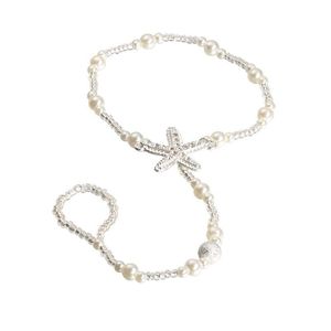 Bracelets de Cheville Bracelets de Cheville Bijoux Perle Étoile de Mer Cheville Chaîne Cheville Plage Mariage Pied Pieds Nus Sandale Chaînes Pour Femmes 1366 D3 Drop Delivery 20 Dhci3