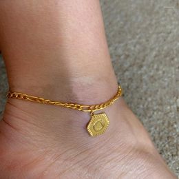 Anklets B C D E F G H I J K L M N O P Q R S T U V W X Y Z Letter Initiële enkel Bracelet Wome Men Sieraden Zhexagon Alfabetanklets Kirk22