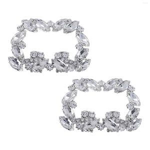 Enklets Bruids Crystal Shoe Clips Verwijderbare Rhinestone Buckles accessoires