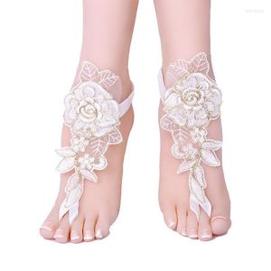 Anklets Bruid Vintage Rose Beach Foot Showcase Tenes Travel Accessories Wedding Supplies Props Marc22