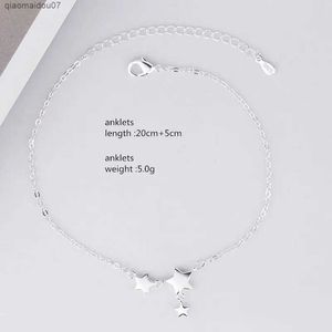 Enkelbanden Buyee 925 sterling zilveren schattige enkelband kleine enkelband geschikt voor meisjes prachtige sieraden enkelbandL2403