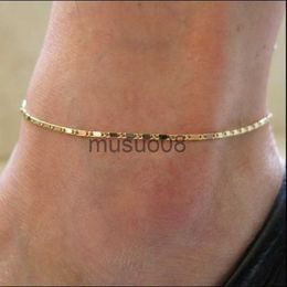 Bracelets de cheville Delysia King Bracelet de cheville en chaîne beh simple et populaire J230815