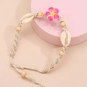 Anklettes Fashion Bohemian Anklet Beach Charm Femme Flower Chain Footchain Summer Accessoires Bracelet Bare