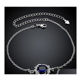 Enkelbanden voet sieraden anklet sier 925 hamsa armband .925 boho been sterling Koreaanse drop levering dhxxc