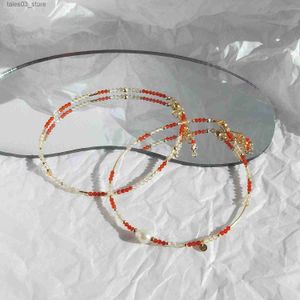 Bracelets de cheville Lii Ji cornaline Citrine américaine 14K or rempli cheville 23 + 3cm bijoux faits à la main pour les femmes cadeau Q231113
