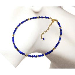 Bracelet de cheville lii ji ji lapis lazuli