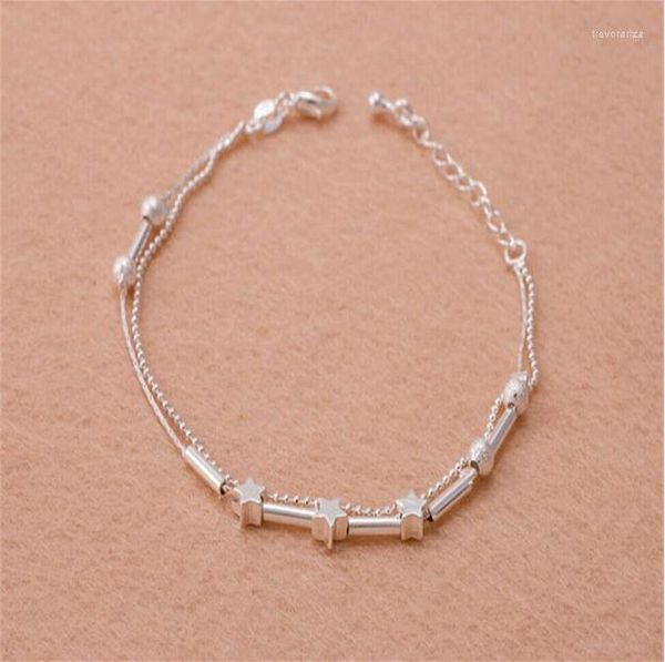 Chevilles petites étoiles femmes chaîne dames bracelet bracelet barefoot sandal plage pied bijoux pour la jambe zt