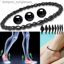 Cavigliere magnetiche per la perdita di peso braccialetto cavigliera efficace calcoli biliari neri ematite stimolanti punti terapeutici artrite sollievo dal dolore L231116