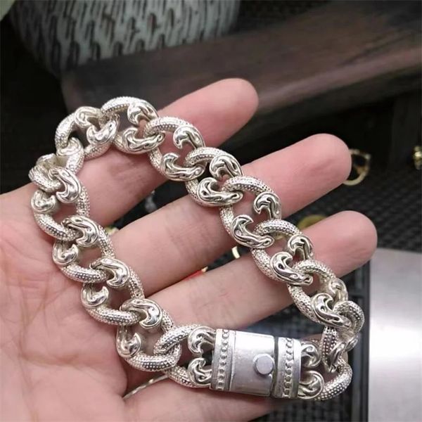 Tobilleras Mai Chuang Pulsera con incrustaciones de plata tibetana Brazaletes de moda Personalidad Encanto Joyería Exquisita mano de obra Hombres Mujeres Pareja Regalo 231106