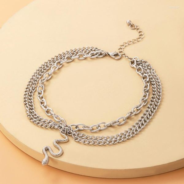 Bracelets de cheville été plage serpent cheville pour femmes mignon étoile de mer coquille pied Bracelet or argent couleur lien chaîne Ayak Bileklik jambe Braclet