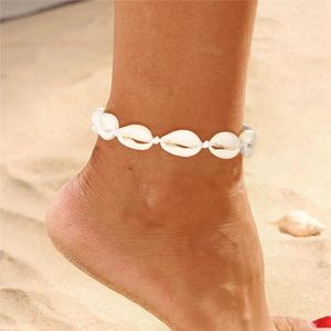Bracelets de cheville VAGZEB Boho corde pour femmes charme délicat bracelet de cheville plage pieds nus bracelet cheville jambe chaîne pied bijoux