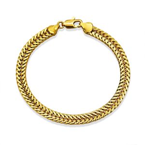 Bracelets de cheville larges 6mm, chaîne à maillons cubains, couleur or, épais 9 pouces, Bracelet de cheville pour femmes et hommes, étanche