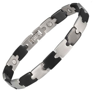 Bracelets de cheville Wollet 316L pour hommes et femmes, bijoux magnétiques pour l'arthrite, efficaces pour soulager la douleur