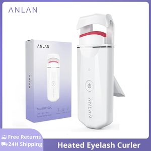 ANLAN Recourbe-cils chauffant Clip de cils rechargeable Longue durée Curl des cils Électrique Dispositif de recourbe-cils Outils de maquillage 240115