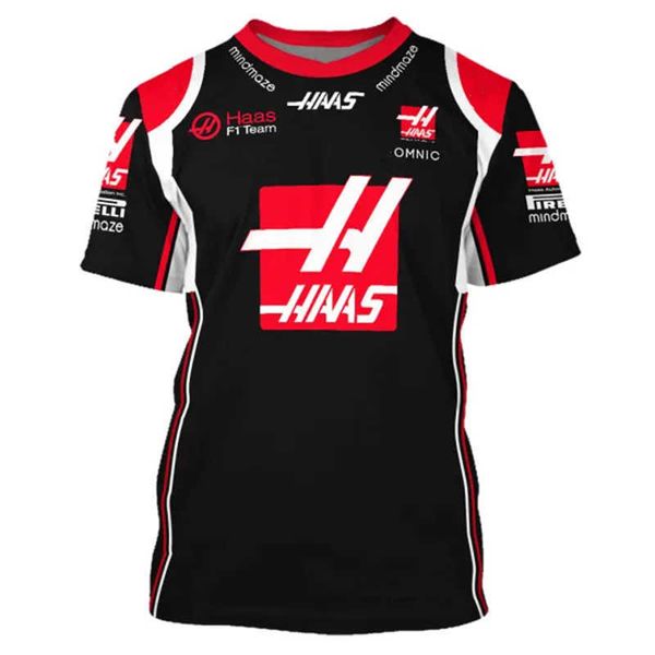 ANM9 2023 Camisetas de moda para hombre Fórmula Uno F1 Racing Team New Design Hass Extreme Sports Harajuku Street Plus Size 100-6xl