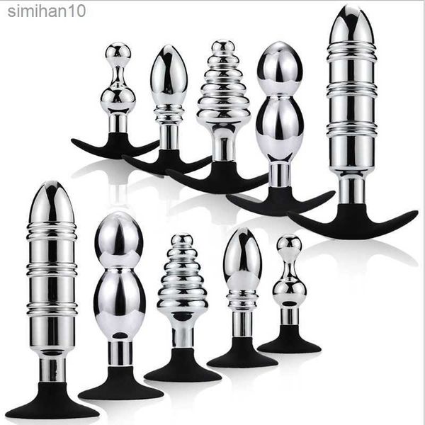 ANMOOEE Heavy Extra Large Expansion Anale Plug Anal En Métal Gode En Acier Inoxydable Butt Plug Massage De La Prostate Adult Sex Toys L230518