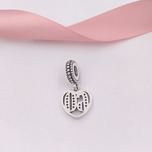 925 cuentas de plata esterlina 60 años de amor Charm de amor encaja encajas en europeas de joyería de estilo pandora collar 797265cz Annajewel