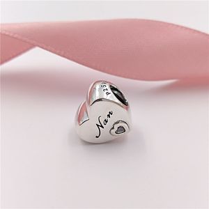 925 Sterling Silver Beads Nan's Love Charms past Europese pandora -stijl sieraden armbanden ketting 797031CZ Annajewel