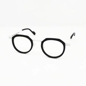 ANNE VALENTIN FOREVER anteojos ópticos para Unisex estilo Retro Anti-luz azul lente placa Oval marco completo con caja