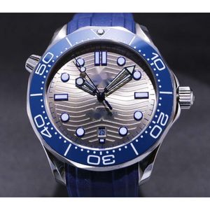 Verjaardag 210.62.42.20.03.001 Waterdichte saffier Hoge kwaliteit chronograaf horloge Omegg Sea Master 007 Watchmen Relojes