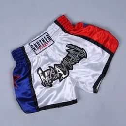 Anotherboxer MMA Shorts pour unisexe Muay Thai boxe malles entraînement Gym Fitness combat pantalon pour enfants adultes 240304