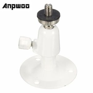 ANPWOO 1 PCS 90 degrés Mont métallique Moup de plafond rotatif support de support pour CCTV CAME DE SÉCURITÉ DE SURVEILLANCE BLANC