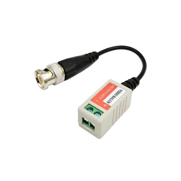 ANPWOO 4 6 PCS Video pasivo Twistado Balun Transceptor Male BNC a Cat5 RJ45 UTP para CCTV AHD Sistema de cámara de seguridad DVR para AHD Cámara de seguridad DVR